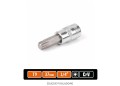Klucz nasadowy 1/4" z bitem TORX 37 mm/T9 /TEGER-38649