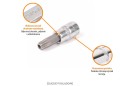 Klucz nasadowy 1/4" z bitem TORX 37 mm/T10 / (z otworem) / TEGER-38670