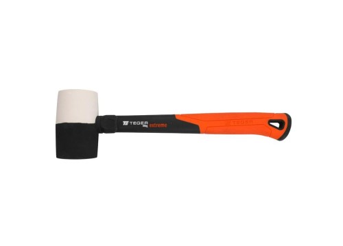 Młotek gumowy z trzonkiem fiberglass 450 g Extreme / TEGER-37151