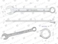 Klucz płasko-oczkowy 20 mm / TEGER-31494