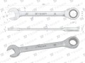 Klucz płasko-oczkowy z grzechotką 22 mm / TEGER-33505