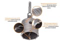 Wiertło do betonu koronowe - uchwyt SDS PLUS mm / 65 mm / TEGER-33607