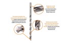 Wiertło do metalu HSS (DIN 338) 6.4 mm / TEGER (sprzedawane po 10)-34088