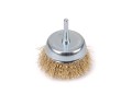 Szczotka doczołowa z trzpieniem - drut falowany FI 6/80 mm / TEGER-39046