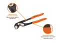 Szczypce nastawne do rur 180 mm / TEGER-39924