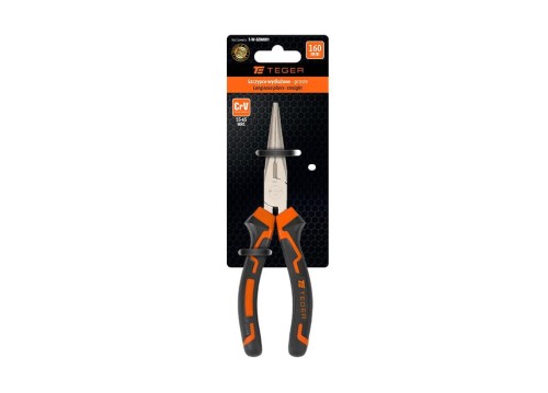 Szczypce wydłużone  - proste 160 mm / TEGER-39889