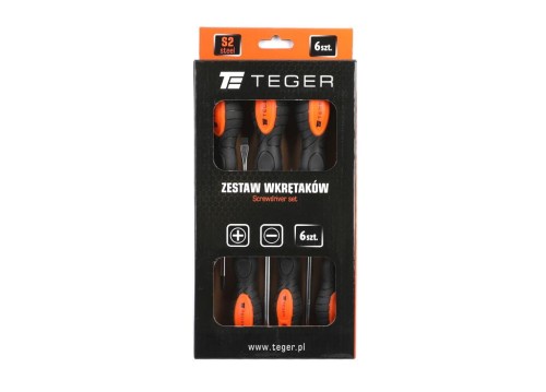 Zestaw wkrętaków 6 szt / TEGER-39129
