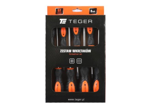 Zestaw wkrętaków 8 szt / TEGER-39132
