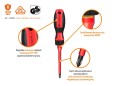 Zestaw wkrętaków VDE PROFESSIONAL 13 szt / Certyfikat  GS/VDE / TEGER-39140