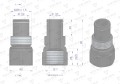 Tuleja ciśnieniowa łącząca rozdzielacze hydrauliczne 120L VOIMA-40940