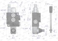 Rozdzielacz hydrauliczny 1-sekcyjny 40L VOIMA-40579
