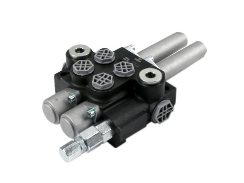 Rozdzielacz hydrauliczny 2-sekcyjny 40L sterowany joystickiem na linkę VOIMA-39653