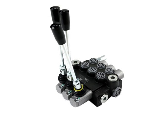Rozdzielacz hydrauliczny 3-sekcyjny 40L (1 sekcja - z zatrzaskiem) VOIMA-39690