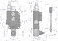 Rozdzielacz hydrauliczny 1-sekcyjny 80L VOIMA-40564