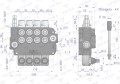 Rozdzielacz hydrauliczny 4-sekcyjny 80L VOIMA-40573