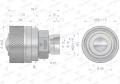Zawór wtyczka ZSR (50490030) M22x1.5 skręcane VOIMA-41050