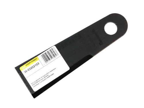 Nóż przystawki do kukurydzy napawany 232x70-51x6 otwór 25.5mm zastosowanie Capello WARYŃSKI-40281