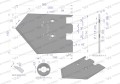 Lemiesz, listwowy lewy szerokość wyorywania 620mm, zastosowanie Grimme, Waryński-41206
