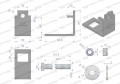 Nakładka zęba agregatu 32x12 plus 32X12 na profil 50x50 kpl. Waryński (sprzedawane po 5)-37647
