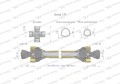 Wał przegubowo-teleskopowy 660-1000mm 210Nm 10230 CE 2020 seria 1R WARYŃSKI WA21-61-29265