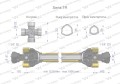 Wał przegubowo-teleskopowy 1210-1900mm 210Nm widłak Z21 od maszyny CE 2020 seria 1R WARYŃSKI-29277