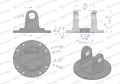 Kołnierz z widełkami 35x106 Seria 8R Waryński-35710