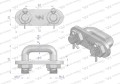 Ogniwo łańcucha podłogowego 11x31 kpl. utwardzone zastosowanie Rozrzutnik Waryński (sprzedawane po 2)-37594