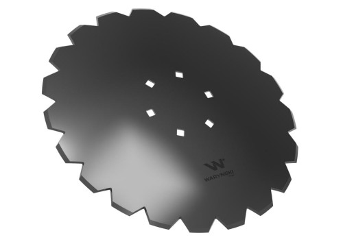 Talerz uzębiony Z-20 fi 460 mocowanie 6/120 grubość 3.2 stal borowa WARYŃSKI R-36202