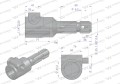 Redukcja adapter na trzpień 1 3/4" 20 wpustów na wałek 1 3/8" 6 wpustów WARYŃSKI-14004