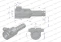 Redukcja adapter na śrubę 1 3/8" 6 wpustów na wałek 1 1/8" 6 wpustów WARYŃSKI-14020