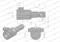 Redukcja adapter na śrubę 1 3/4" 6 wpustów na wałek 1 3/8" 6 wpustów WARYŃSKI-14036