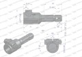 Redukcja adapter na śrubę 1 3/4" 20 wpustów na wałek 1 3/8" 6 wpustów WARYŃSKI-14040