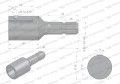 Redukcja adapter na wpust otwór wew. Q 45 mm na wałek 1 3/8 " 6 wpustów WARYŃSKI-14092
