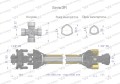 Wał przegubowo-teleskopowy 660-1000mm 460Nm sprzęgło cierne 900Nm CE 2020 seria 3R Waryński-36643
