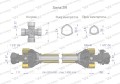 Wał przegubowo-teleskopowy 910-1400mm 460Nm sprzęgło z kołkiem 1400Nm CE 2020 seria 3R WARYŃSKI-29393