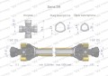 Wał przegubowo-teleskopowy 1210-1900mm 460Nm Z21 z dwóch stron CE 2020 seria 3R WARYŃSKI-29407