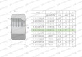 Nakrętka hydrauliczna metryczna (M15L) M22x1.5 15L Waryński ( sprzedawane po 20 )-25321