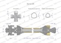 Wał przegubowo-teleskopowy 660-1000mm 540Nm sprzęgło cierne 900Nm CE 2020 seria 4R Waryński-36649