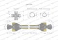 Wał przegubowo-teleskopowy 510-720mm 540Nm CE 2020 seria 4R Waryński-29437