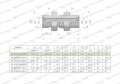 Złączka hydrauliczna calowa grodziowa BB 1/8" BSP z przeciwnakrętką (XSV) Waryński ( sprzedawane po 2 )-24848