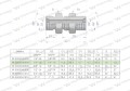 Złączka hydrauliczna calowa grodziowa BB 1/4" BSP z przeciwnakrętką (XSV) Waryński ( sprzedawane po 2 )-24854