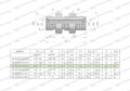 Złączka hydrauliczna calowa grodziowa BB 3/8" BSP z przeciwnakrętką (XSV) Waryński ( sprzedawane po 2 )-24860