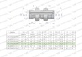Złączka hydrauliczna calowa grodziowa BB 1/2" BSP z przeciwnakrętką (XSV) Waryński ( sprzedawane po 2 )-24866