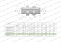 Złączka hydrauliczna calowa grodziowa BB 3/4" BSP z przeciwnakrętką (XSV) Waryński-24872
