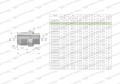 Przyłączka hydrauliczna BB 7/16"UNF (JIC) x M12x1.5 (XGE) Waryński ( sprzedawane po 2 )-26540