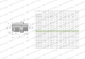 Przyłączka hydrauliczna BB 9/16"UNF (JIC) x M16x1.5 (XGE) Waryński ( sprzedawane po 2 )-26586