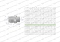 Przyłączka hydrauliczna BB 9/16"UNF (JIC) x M22x1.5 (XGE) Waryński ( sprzedawane po 2 )-26598