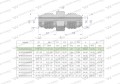 Złączka hydrauliczna calowa BB 7/16" UNF (JIC) Waryński ( sprzedawane po 2 )-26116