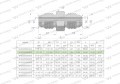 Złączka hydrauliczna calowa BB 1/2" UNF (JIC) Waryński ( sprzedawane po 2 )-26122