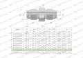 Złączka hydrauliczna calowa BB 1 1/16" UNF (JIC) Waryński-26146